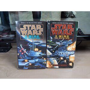 Vtg Star Wars Paperback - Michael A. Stackpole X-Wing Krytos Trap & Bacta War